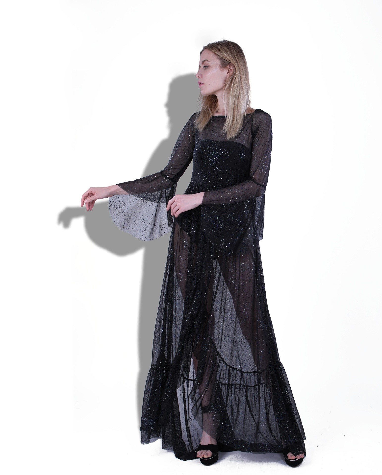 Long Sheer Black Dress on Sale, 53% OFF ...